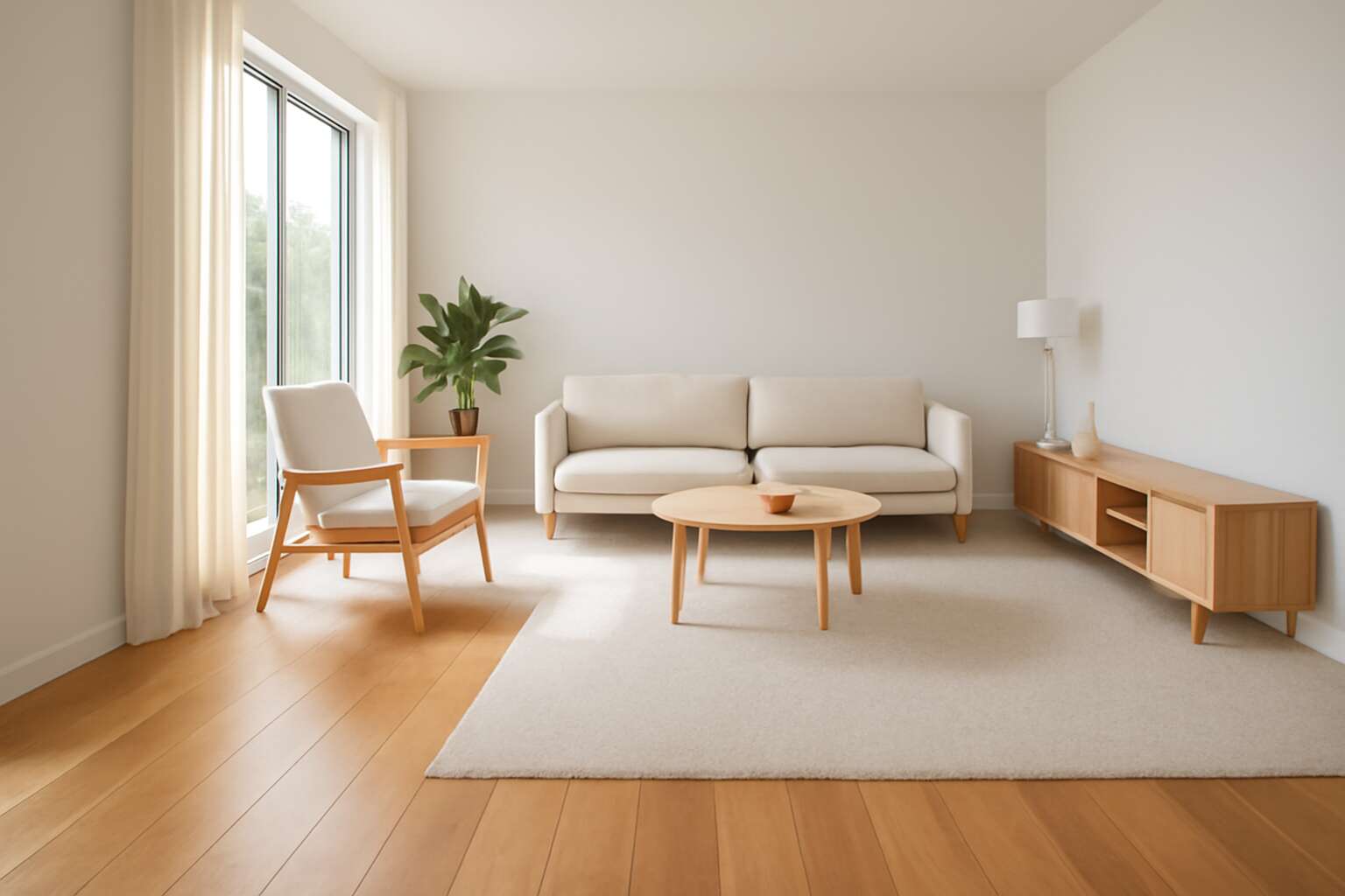 wooden floors or carpet