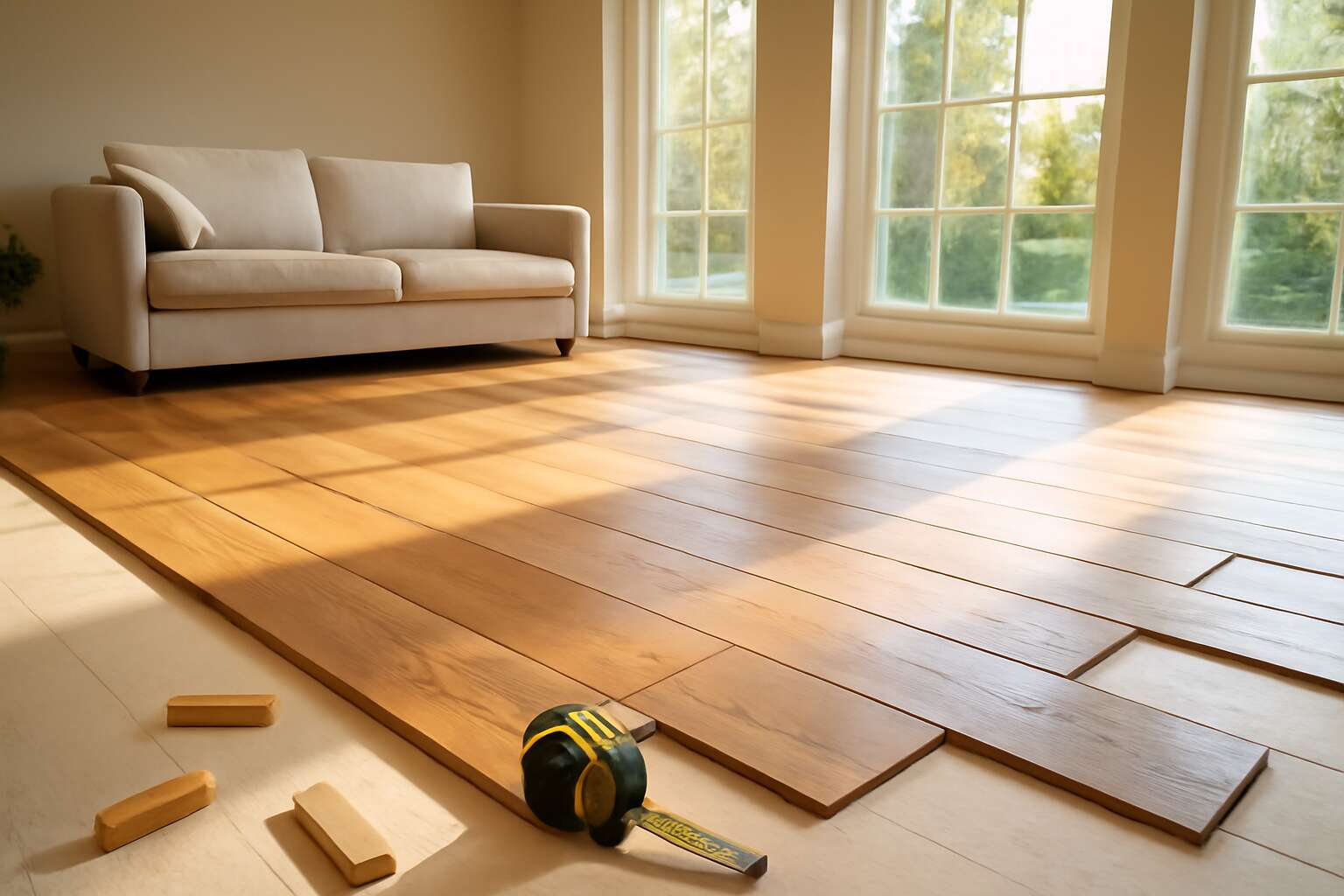 wooden floor installation