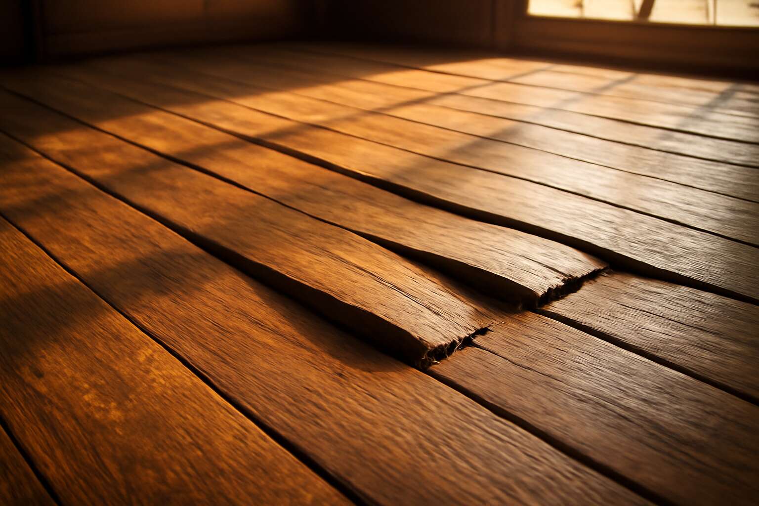 why does wooden floor lift