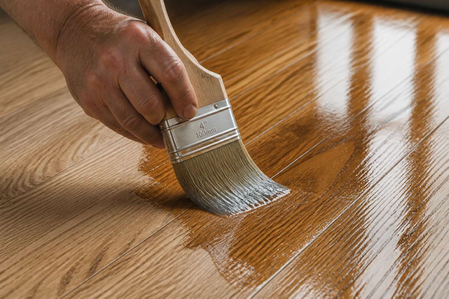 wooden floor finish