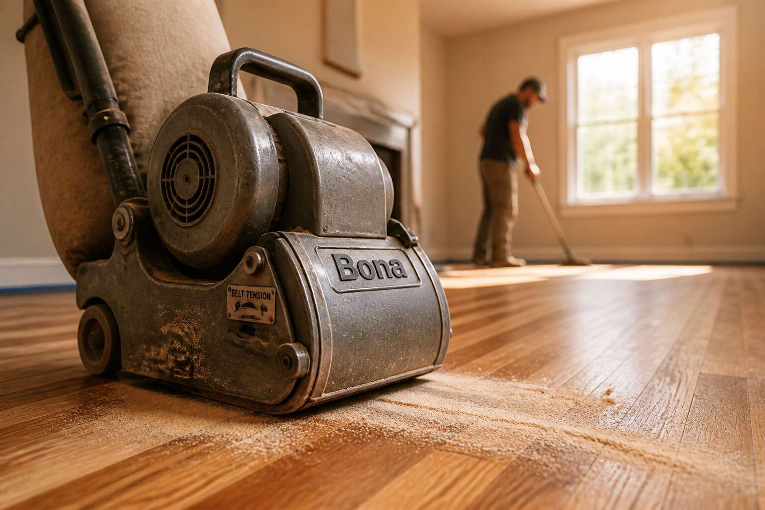 wooden floor sander for hire