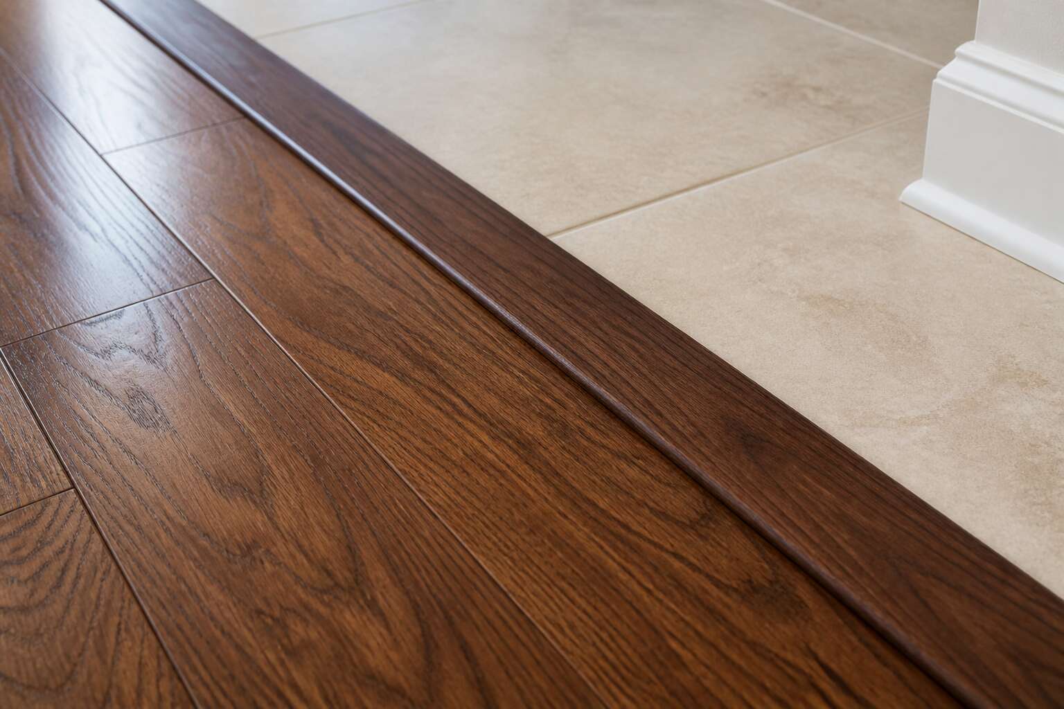 wooden floor trim
