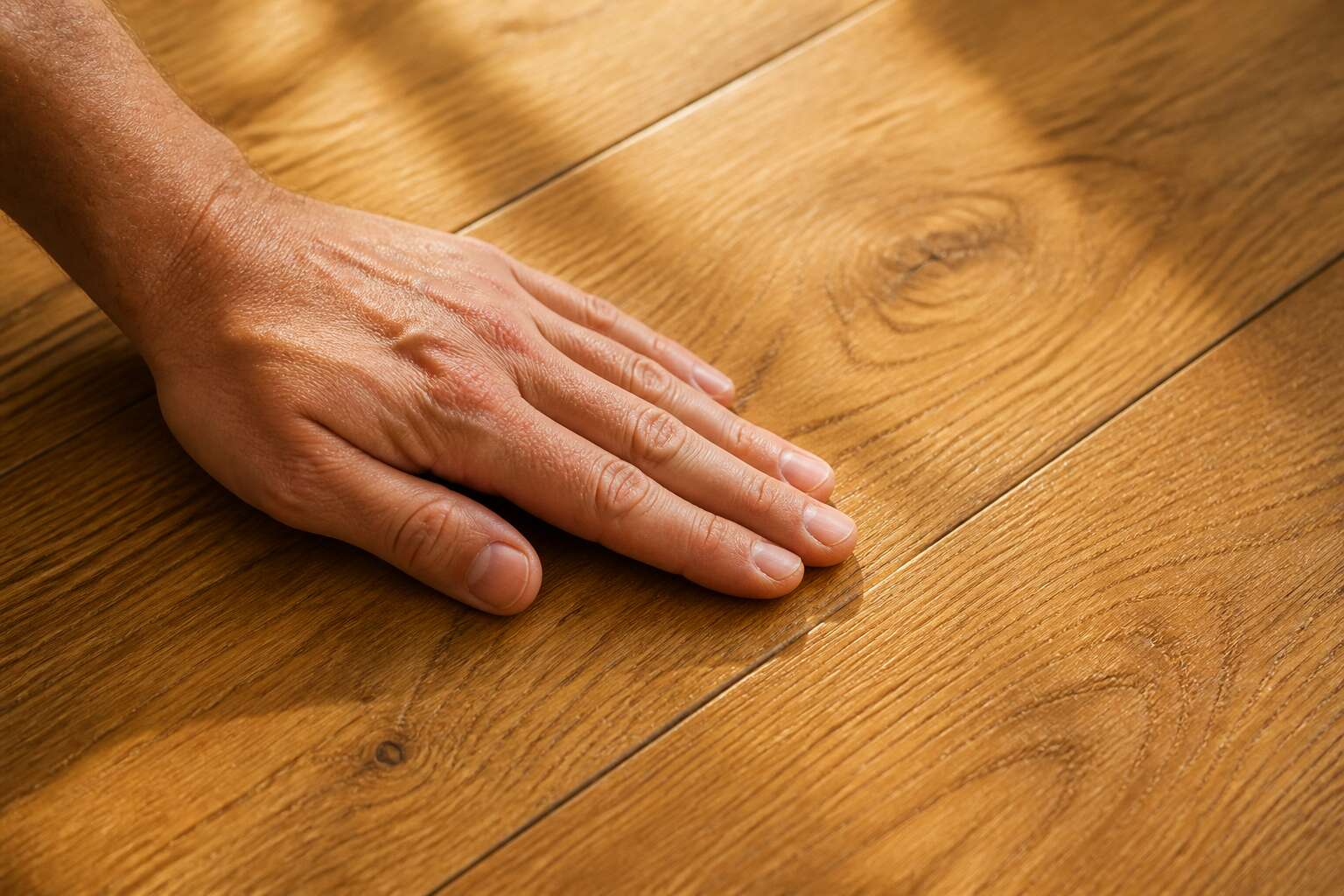 a wooden floor tile